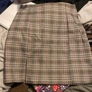 Plaid skirt